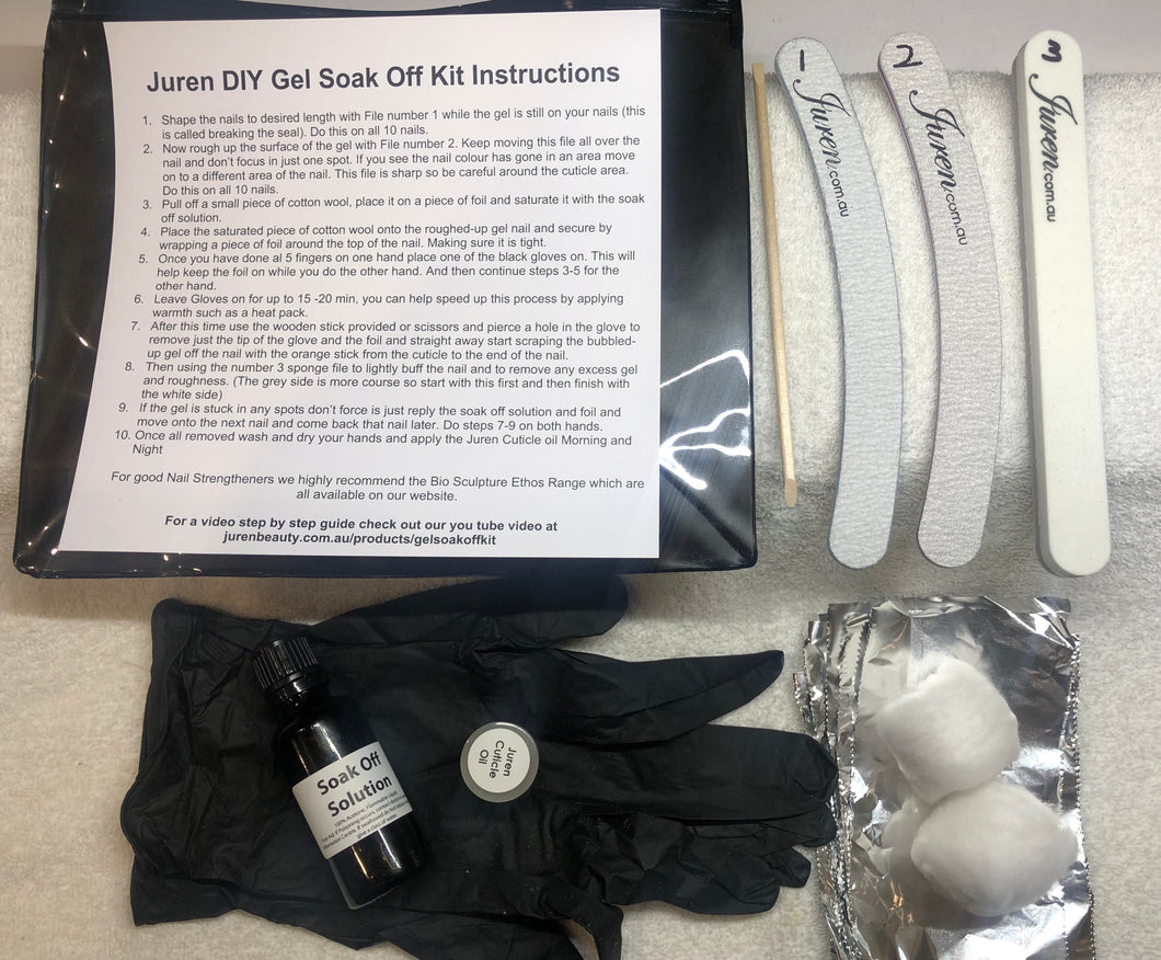 Juren DIY Gel Soak Off Kit