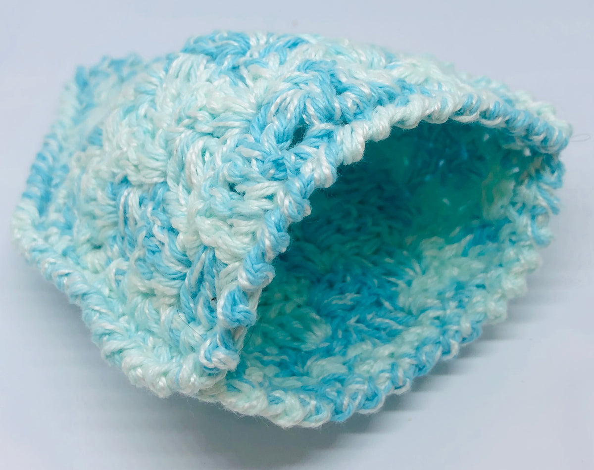 Crocheted Cotton Face Washers & Cleansing Pads