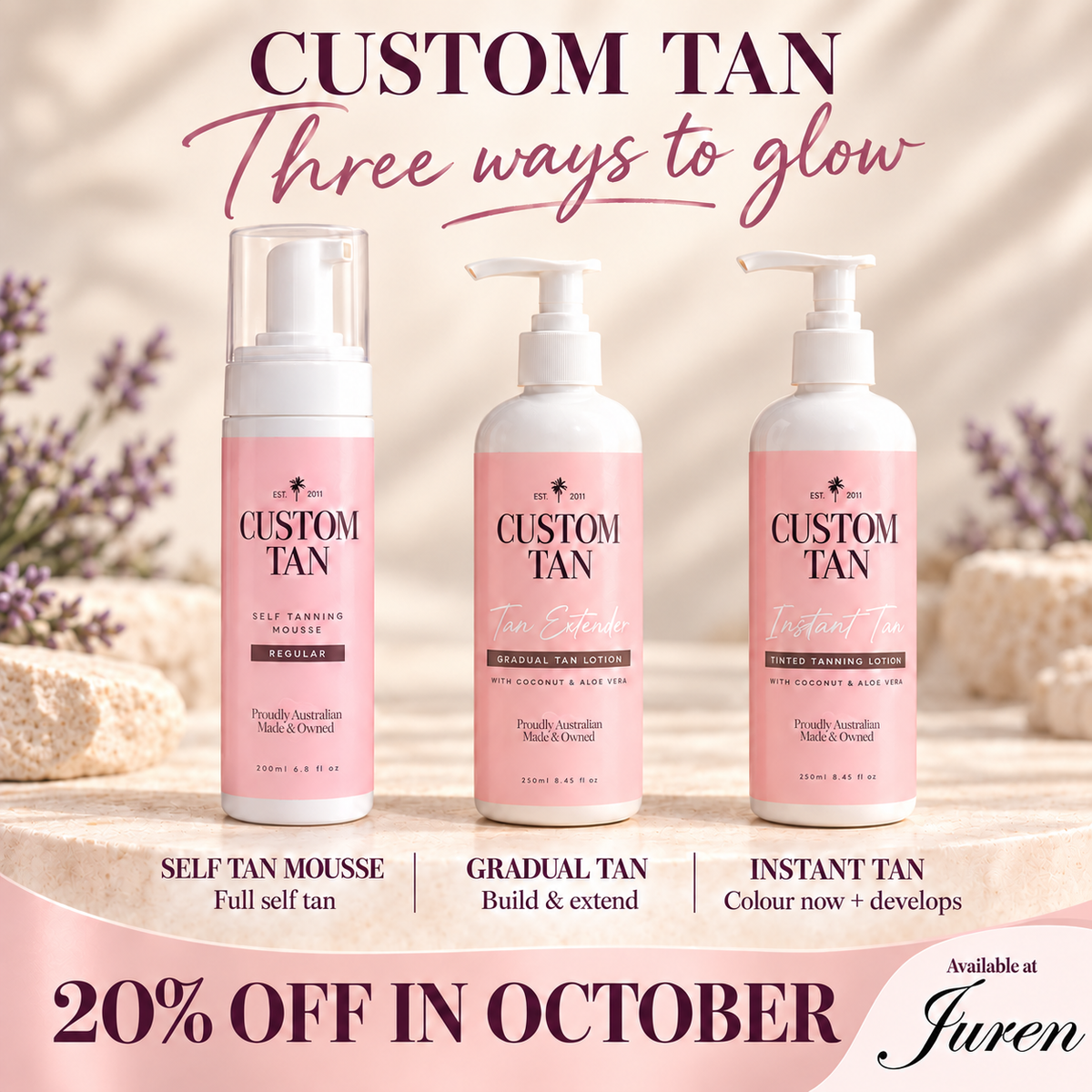 Custom Tan - Self Tanning Products