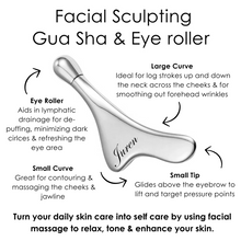 Juren Facial Sculpting Gua Sha & Eye Roller - Combos