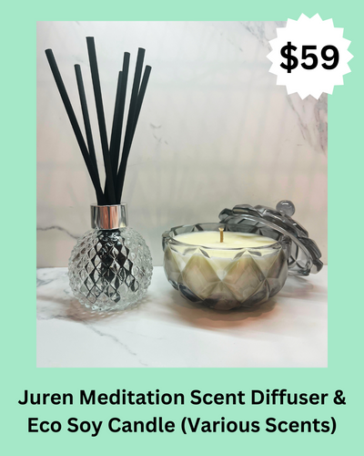 Juren Meditaion Scent Diffuser & Eco Soy Candle