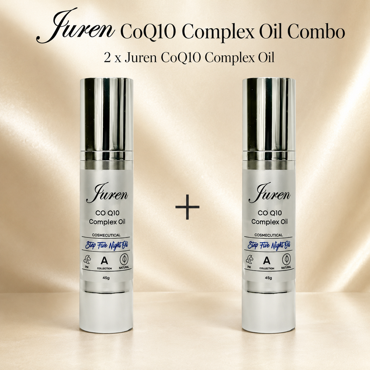 Juren CoQ10 Complex Oil 90g ( 2x45g Bottles )