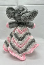 Crochet Elephant Baby Comforter - Pink
