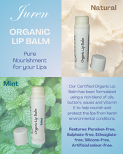 NEW Juren Organic Lip Balm Roll Up Stick 5g