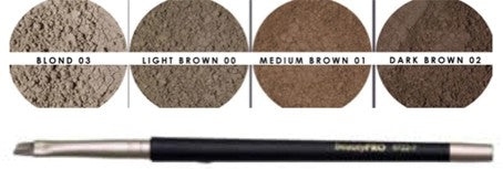 Juren Mineral Brow Dust 1.5g Combo with Brush