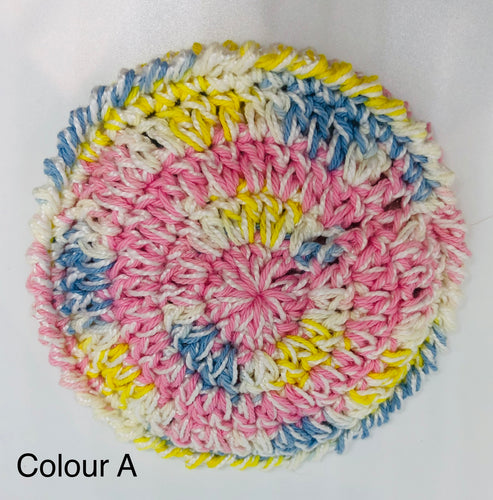 Crocheted Cotton Cleansing Pads (Clam Shape)