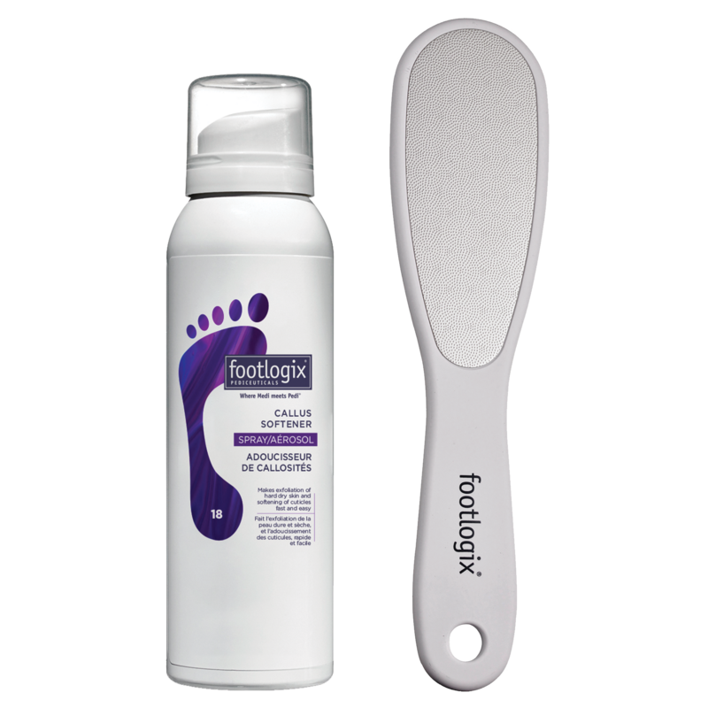 Footlogix Callus Softener, & Foot File Combo