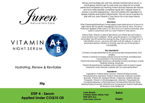 Juren Vitamin AB Night Serum 50g