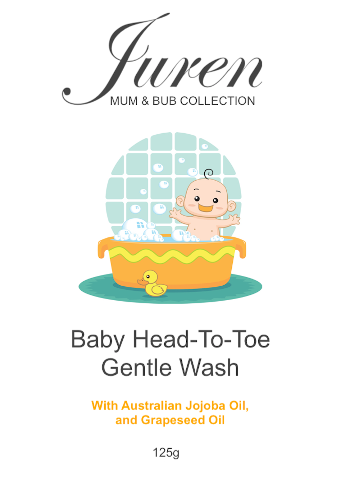 Juren Baby Head-To-Toe Gentle Wash